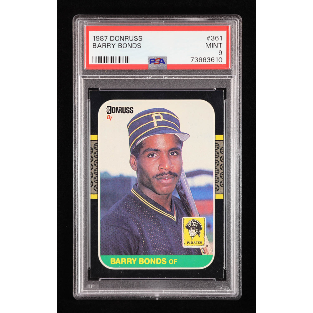 Barry Bonds 1987 Donruss #361 RC (PSA 9) at PristineAuction.com