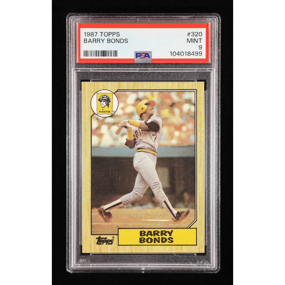 Barry Bonds 1987 Topps #320 RC (PSA 9) at PristineAuction.com
