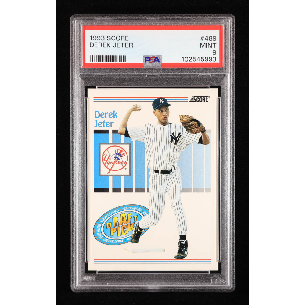 Derek Jeter 1993 Score #489 RC (PSA 9) at PristineAuction.com