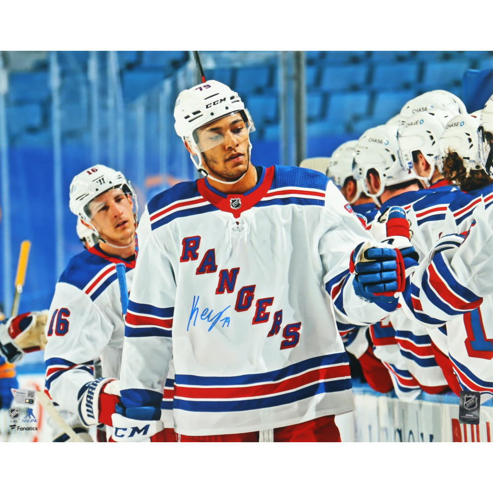 K'Andre Miller Signed Rangers 16x20 Photo (Fanatics) at PristineAuction.com