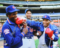 Dwight "Doc" Gooden, Darryl Strawberry & Mike Tyson Signed Mets 16x20 Photo (JSA) at PristineAuction.com