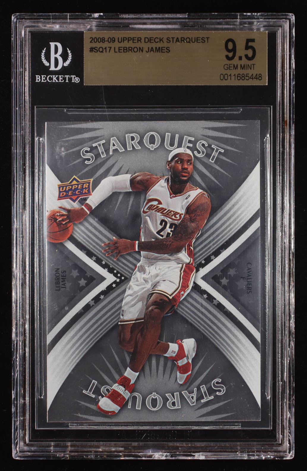 2008 upper deck lebron james