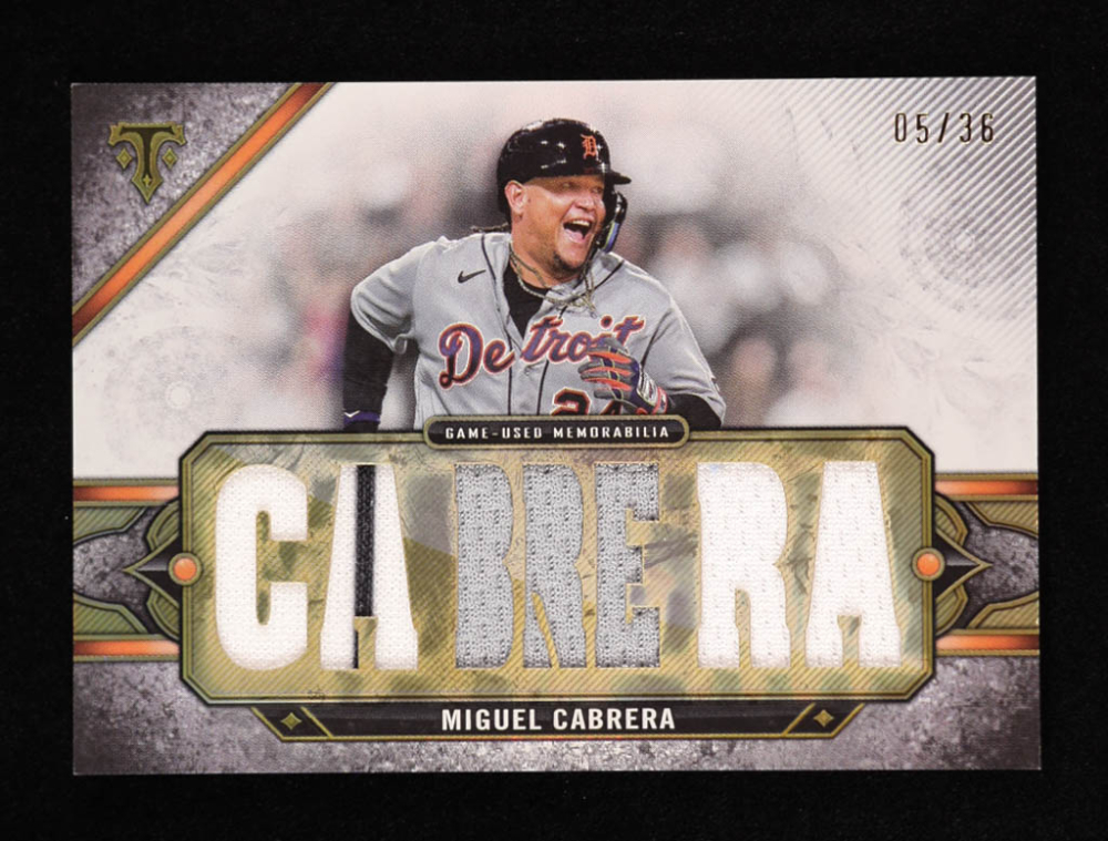 Miguel Cabrera 2024 Topps Triple Threads Relics #TTRMC #05/36