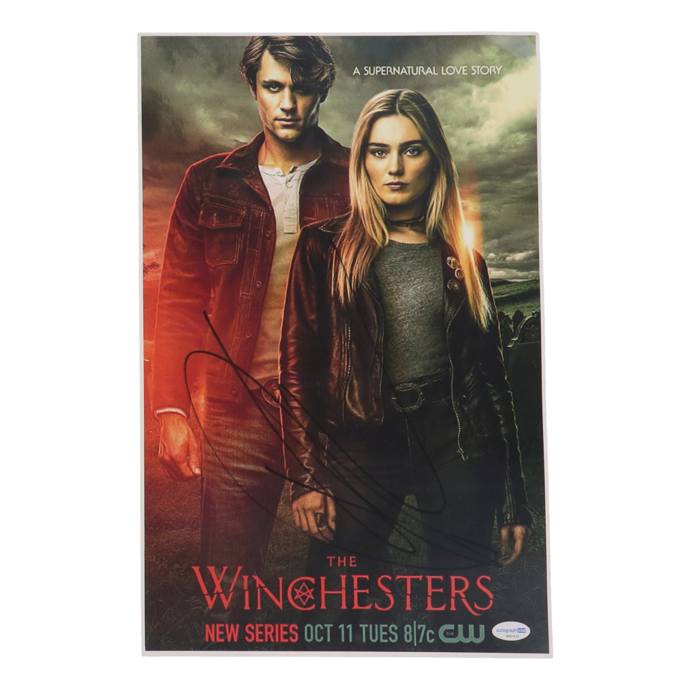 Drake Rodger Signed "The Winchesters" 11x17 Photo (ACOA) at PristineAuction.com