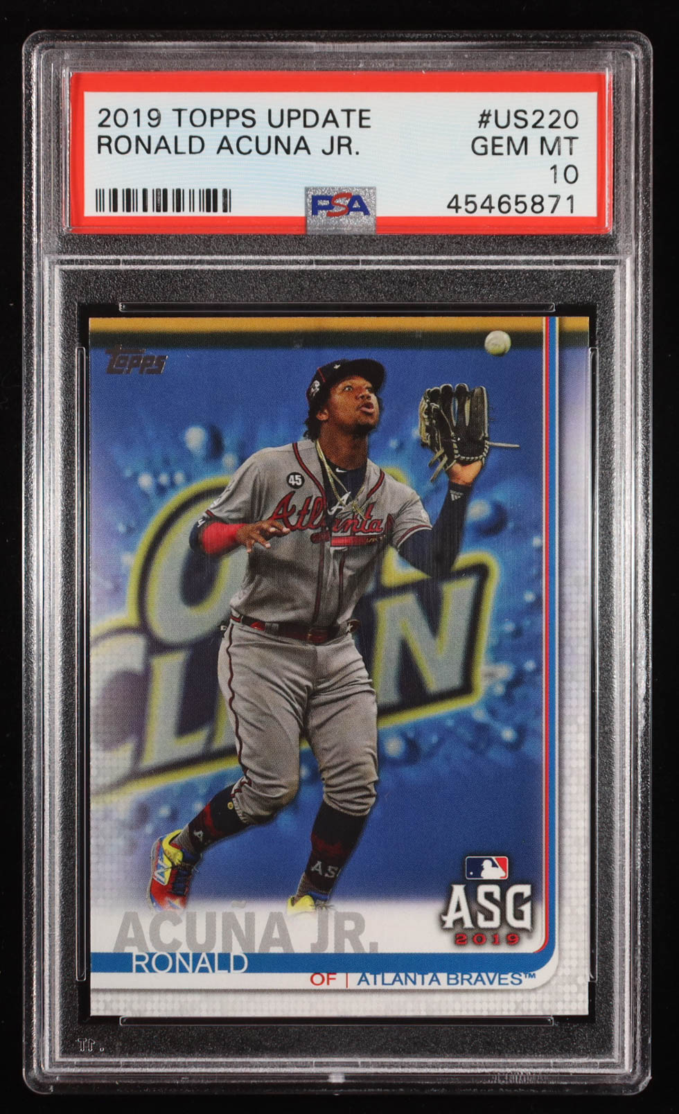 Ronald Acuna Jr. 2019 Topps Update #US220 AS (PSA 10) at PristineAuction.com Ronald Acuna Jr. 2019 Topps Update #US220 AS (PSA 10) at PristineAuction.com