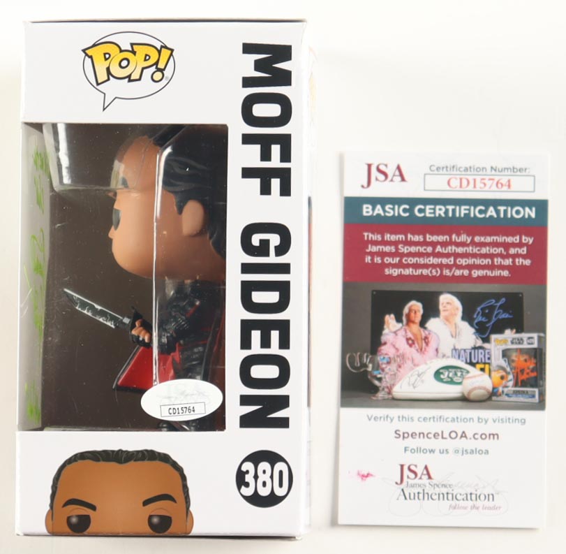 Giancarlo Esposito Signed "STAR WARS" #380 Moff Gideon Bobble-Head Funko Pop! Vinyl Figure Inscribed "Give Me the Child" & "Moff Gideon" (JSA) at PristineAuction.com Giancarlo Esposito Signed "STAR WARS" #380 Moff Gideon Bobble-Head Funko Pop! Vinyl Figure Inscribed "Give Me the Child" & "Moff Gideon" (JSA) at PristineAuction.com