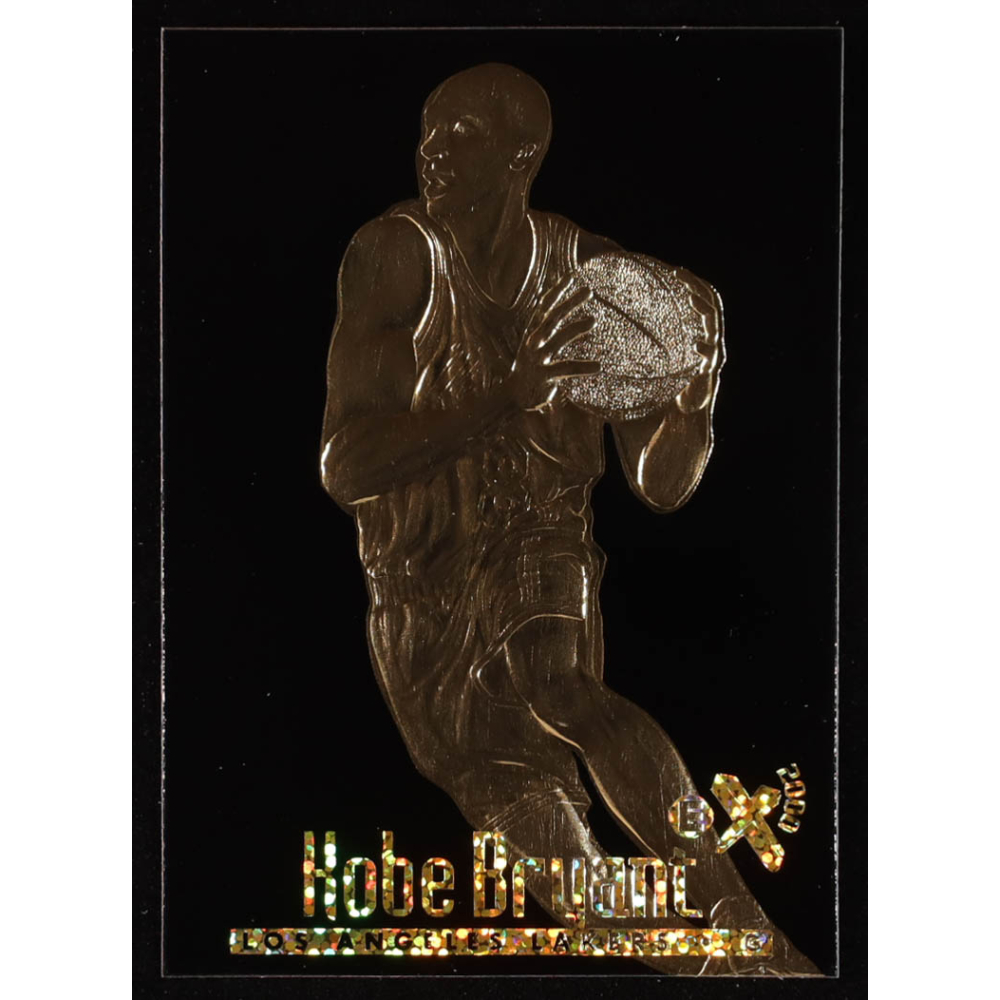 Kobe Bryant 1996-97 Skybox EX-2000 23KT Gold Card Black #NNO RC at PristineAuction.com