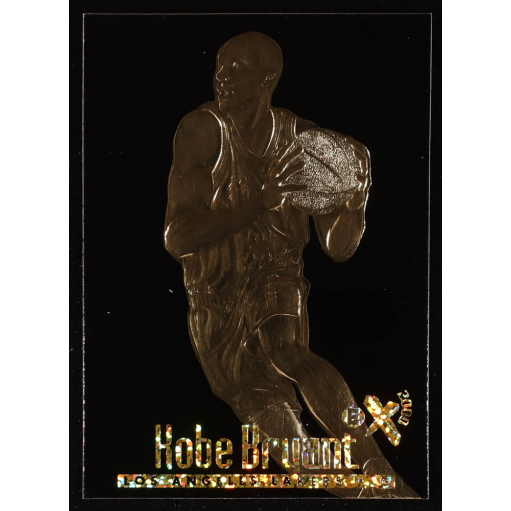 Kobe Bryant 1996-97 Skybox EX-2000 23KT Gold Card Black #NNO RC at PristineAuction.com