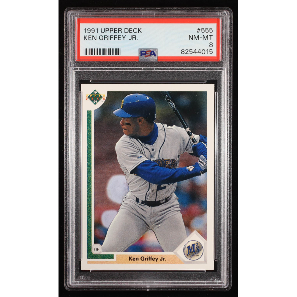 Ken Griffey Jr. 1991 Upper Deck #555 (PSA 8) at PristineAuction.com