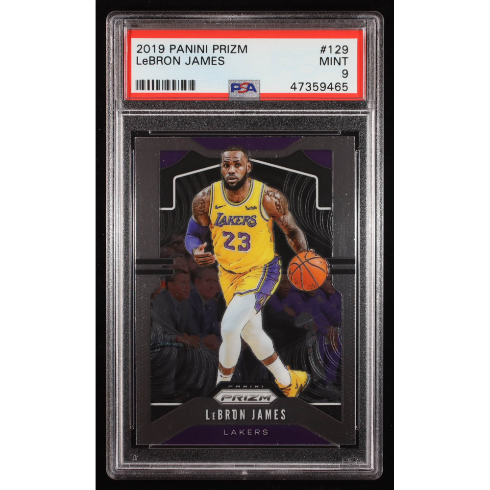 LeBron James 2019-20 Panini Prizm #129 (PSA 9) at PristineAuction.com