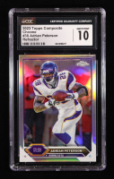 Adrian Peterson 2023 Topps Composite Chrome Refractors #38 (CGC 10) at PristineAuction.com