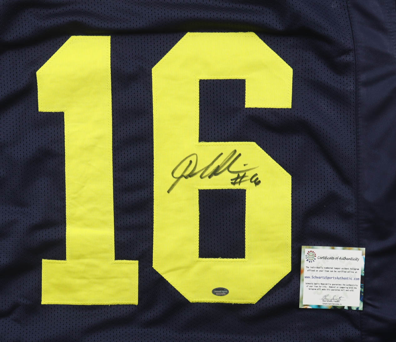 Denard Robinson Signed Jersey (Schwartz) at PristineAuction.com Denard Robinson Signed Jersey (Schwartz) at PristineAuction.com
