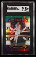 Victor Wembanyama 2023-24 Select Prizms Green White Purple #87 RC (SGC 9.5) at PristineAuction.com