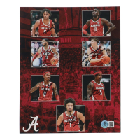 2024-25 Alabama Crimson Tide Basketball 8x10 Photo Team-Signed by (6) with Mark Sears, Lebaron Philon, Lattrell Wrightsell Jr., Chris Youngblood (Beckett) at PristineAuction.com