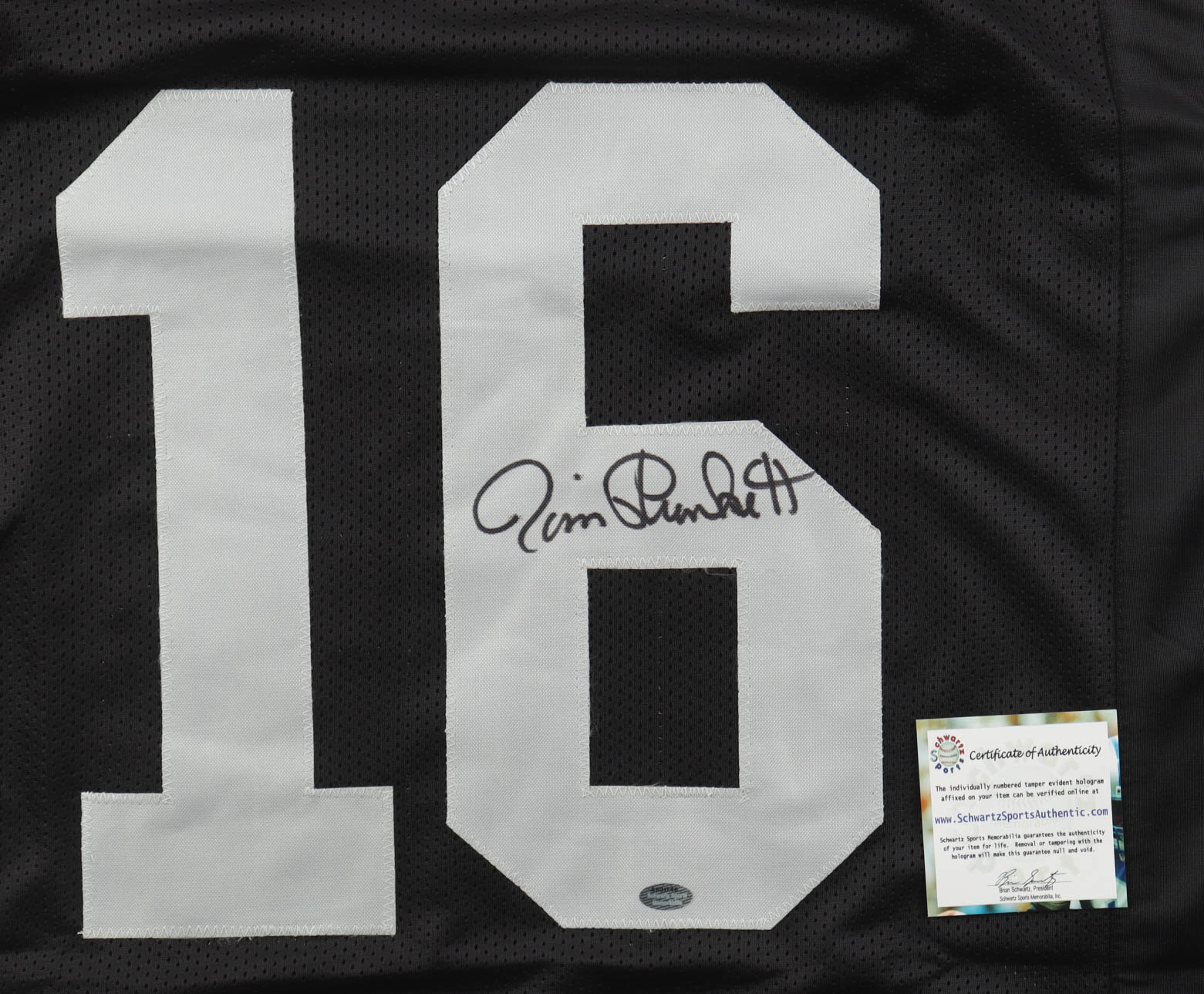 Jim Plunkett Signed Jersey (Schwartz) at PristineAuction.com Jim Plunkett Signed Jersey (Schwartz) at PristineAuction.com