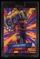 Lamine Yamal 2024 Wild Card Comix Goal! Red Yellow Blue Pulsar #LY1 RC #2/2 at PristineAuction.com