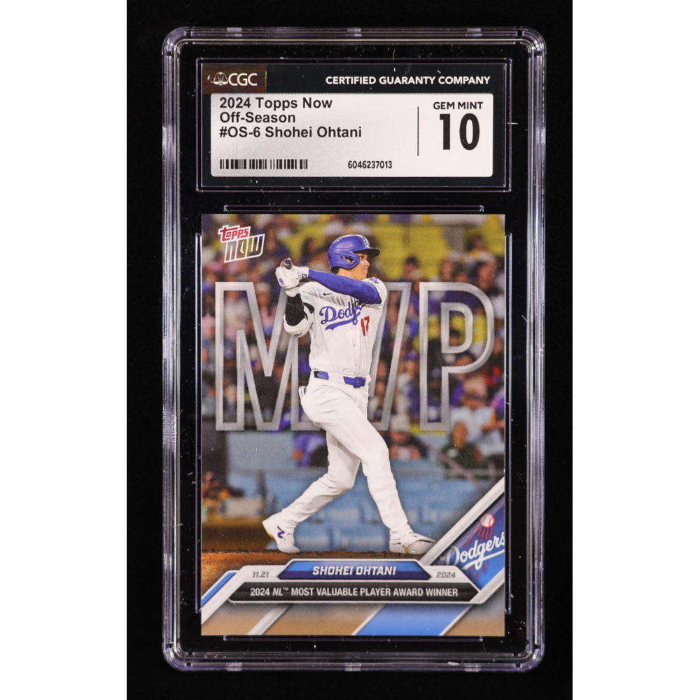 Shohei Ohtani 2024 Topps Now Offseason #OS6 (CGC 10) at PristineAuction.com