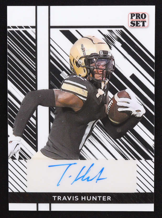 Travis Hunter Signed 2024 Leaf Pro Set White #PSA-TH3 #2/2 at PristineAuction.com Travis Hunter Signed 2024 Leaf Pro Set White #PSA-TH3 #2/2 at PristineAuction.com
