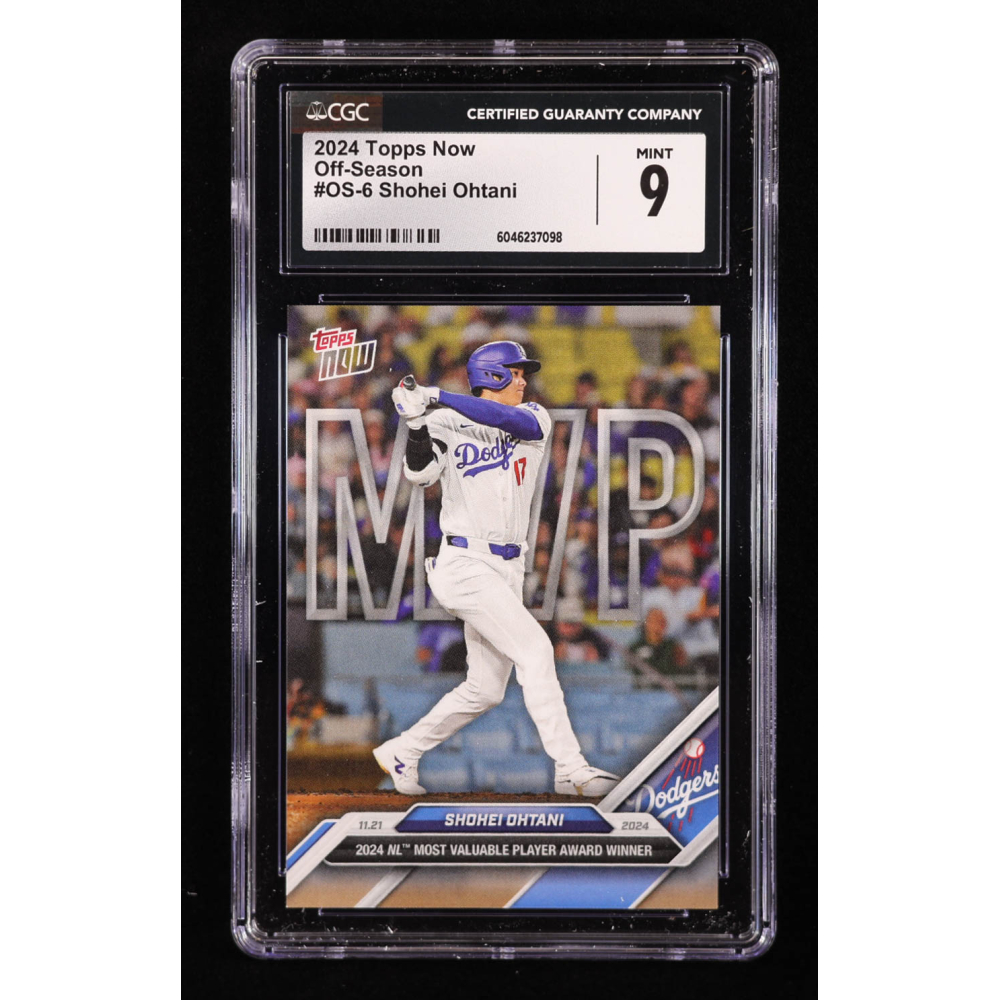 Shohei Ohtani 2024 Topps Now Offseason #OS6 (CGC 9) at PristineAuction.com