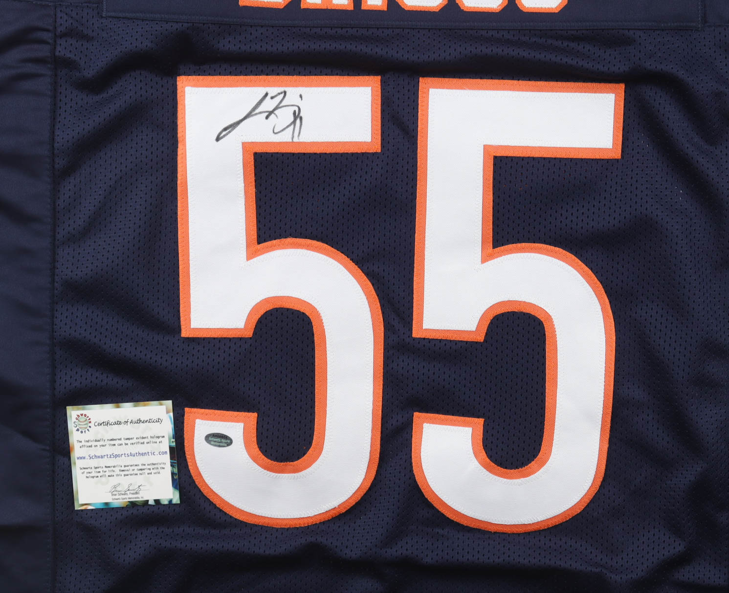 Lance Briggs Signed Jersey (Schwartz) at PristineAuction.com Lance Briggs Signed Jersey (Schwartz) at PristineAuction.com