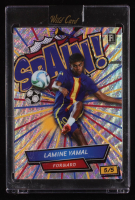 Lamine Yamal 2024 Wild Card Comix Spain! Red Yellow Blue Silver Wave #LY4 RC #5/5 at PristineAuction.com