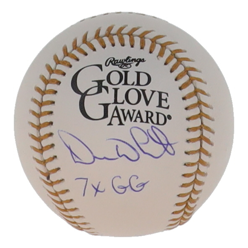 Devon White Signed Gold Glove Award Baseball Inscribed "7x GG" (JSA) at PristineAuction.com