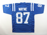 Reggie Wayne Signed Jersey Inscribed "SB XLI Champs" (PSA) at PristineAuction.com