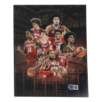 2024-25 Alabama Crimson Tide Basketball 8x10 Photo Team-Signed by (8) with Chris Youngblood, Mark Sears, Lebaron Philon, Aden Holloway (Beckett) at PristineAuction.com