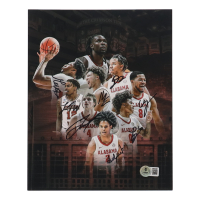 2024-25 Alabama Crimson Tide Basketball 8x10 Photo Team-Signed by (8) with Chris Youngblood, Mark Sears, Lebaron Philon, Aden Holloway (Beckett) at PristineAuction.com