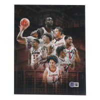 2024-25 Alabama Crimson Tide Basketball 8x10 Photo Team-Signed by (8) with Chris Youngblood, Mark Sears, Lebaron Philon, Aden Holloway (Beckett) at PristineAuction.com