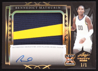 Bennedict Mathurin Signed 2023 Leaf Trinity Autograph Memorabilia Gold #PA-BM1 #1/1 RC at PristineAuction.com
