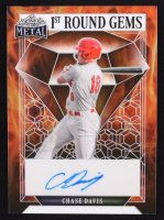 Chase Davis Signed 2023 Leaf Metal 1st Round Gems #1RG-CD1 #10/10 at PristineAuction.com