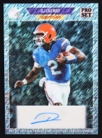 DJ Lagway Signed 2024 Leaf Pro Set Autograph Blue Shimmer #89A-DJL #10/20 at PristineAuction.com
