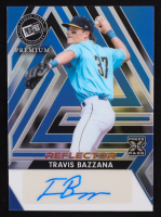 Travis Bazzana Signed 2024 Leaf Press Pass Premium Reflector Autograph Blue #BA-TB1 #14/25 RC at PristineAuction.com