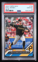 Paul Skenes 2024 Topps Now Blue #739 RC #41/49 (PSA 10) at PristineAuction.com