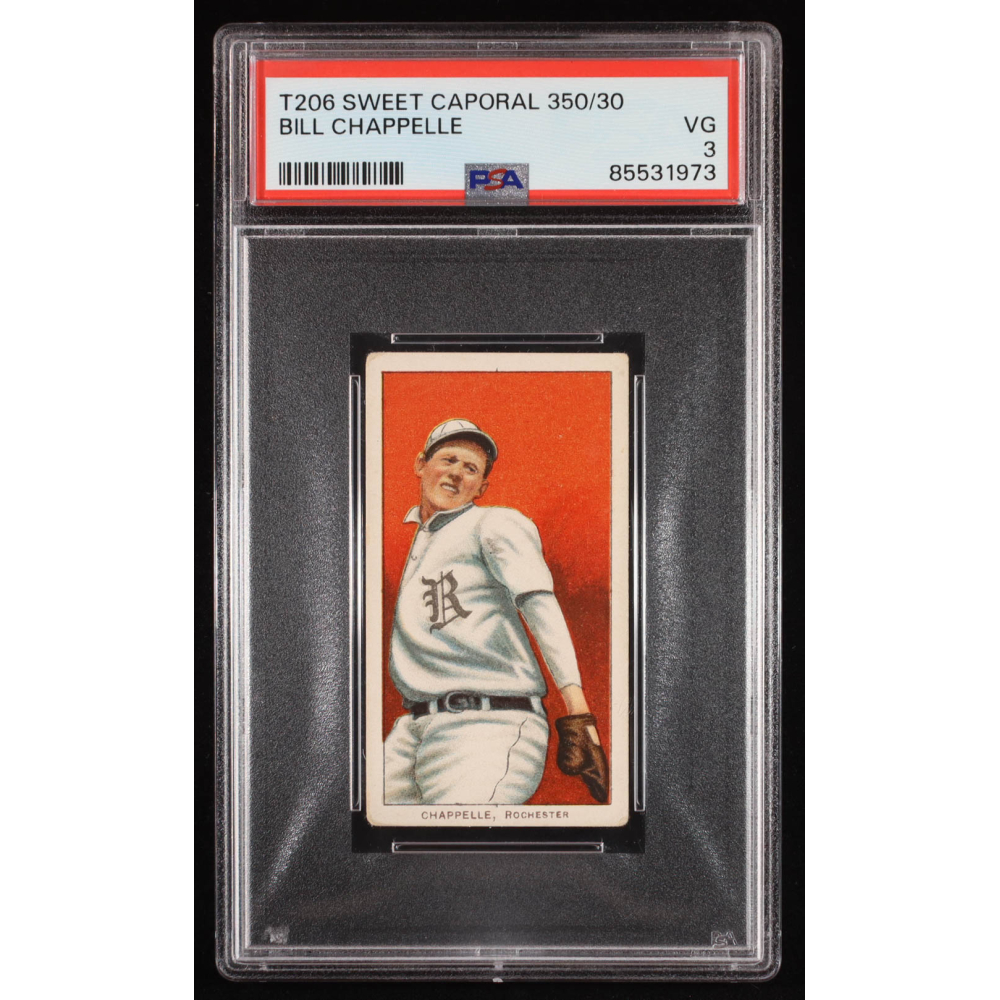 Bill Chappelle 1909-11 Sweet Caporal #T206 (PSA 3) at PristineAuction.com