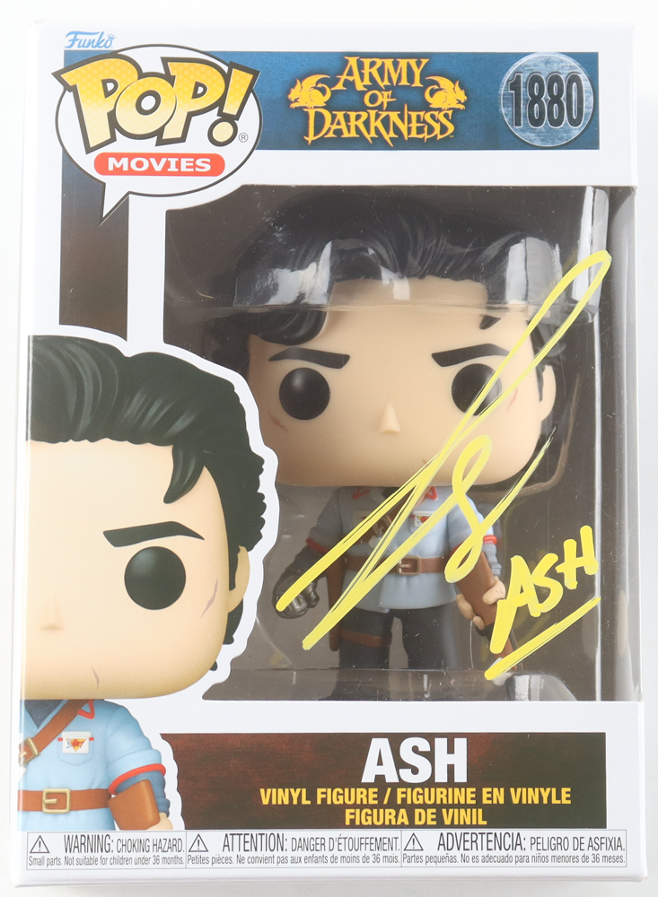 Bruce Campbell Signed "Army Of Darkness" #1880 Ash Funko Pop! Vinyl Figure (JSA) at PristineAuction.com Bruce Campbell Signed "Army Of Darkness" #1880 Ash Funko Pop! Vinyl Figure (JSA) at PristineAuction.com