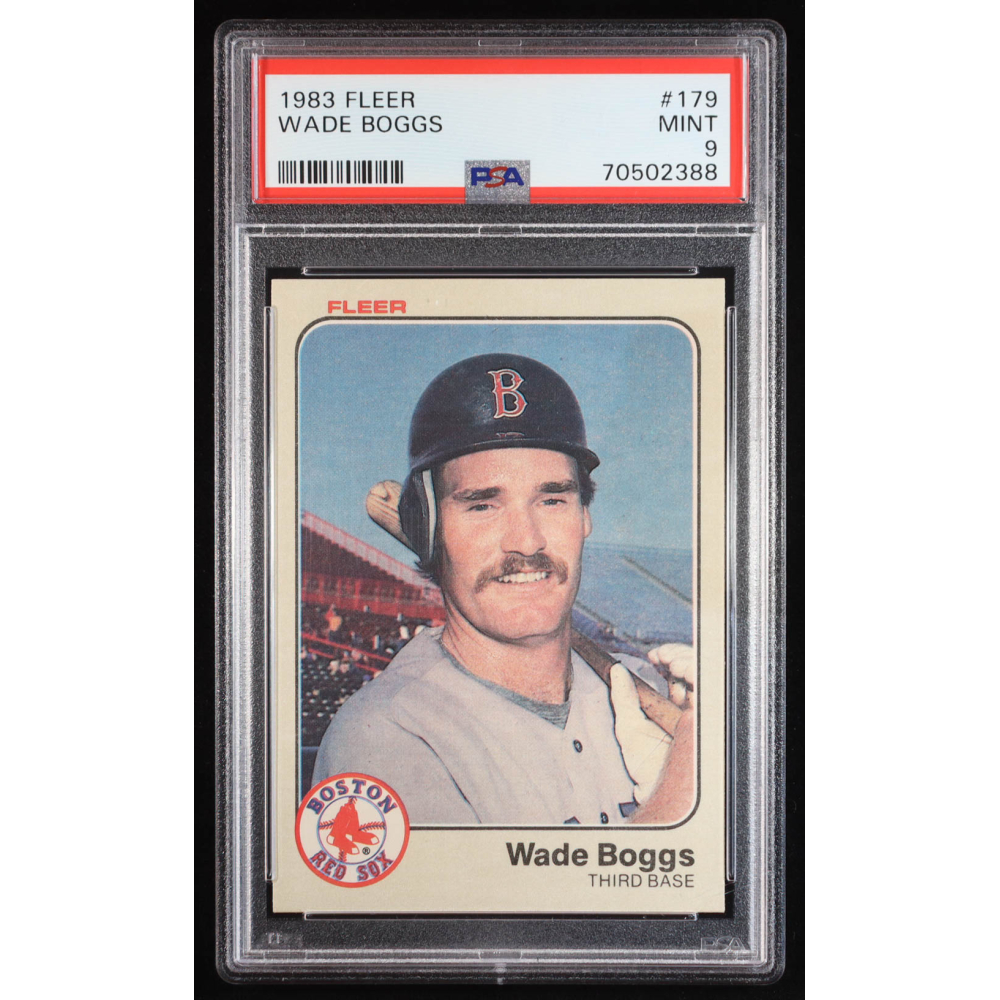 Wade Boggs 1983 Fleer #179 RC (PSA 9) at PristineAuction.com