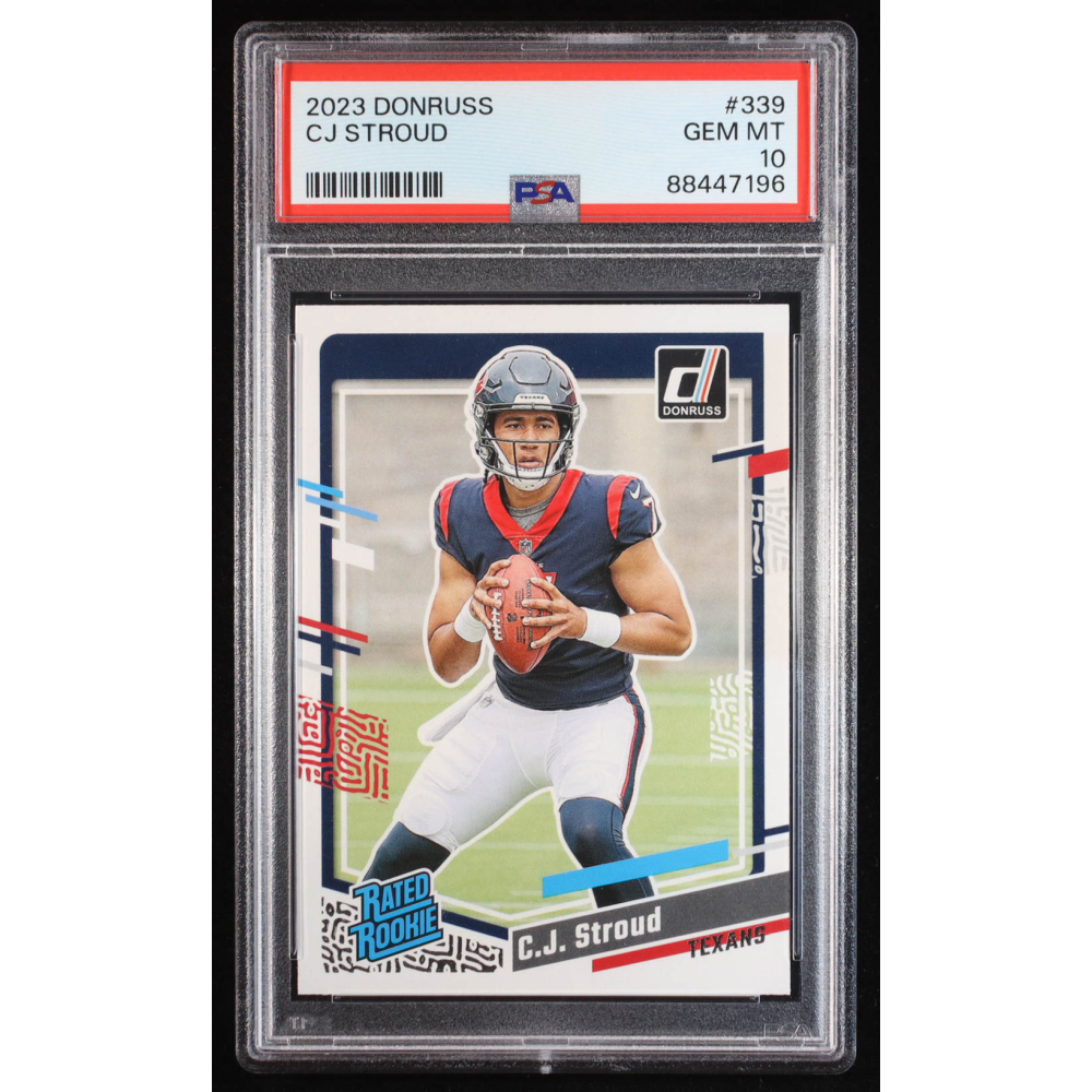 CJ Stroud 2023 Donruss #339 RC (PSA 10) at PristineAuction.com