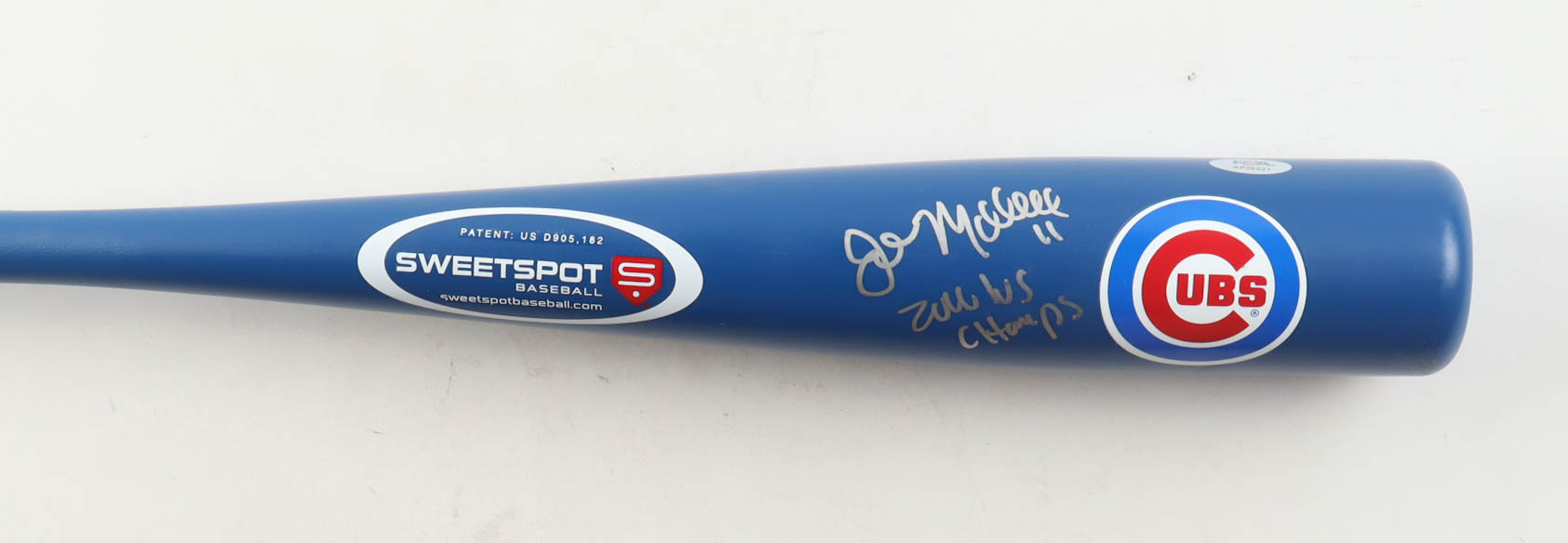 John Mallee Signed Cubs Official MLB Plastic Baseball Bat Inscribed "2016 WS Champs" (PSA) at PristineAuction.com John Mallee Signed Cubs Official MLB Plastic Baseball Bat Inscribed "2016 WS Champs" (PSA) at PristineAuction.com