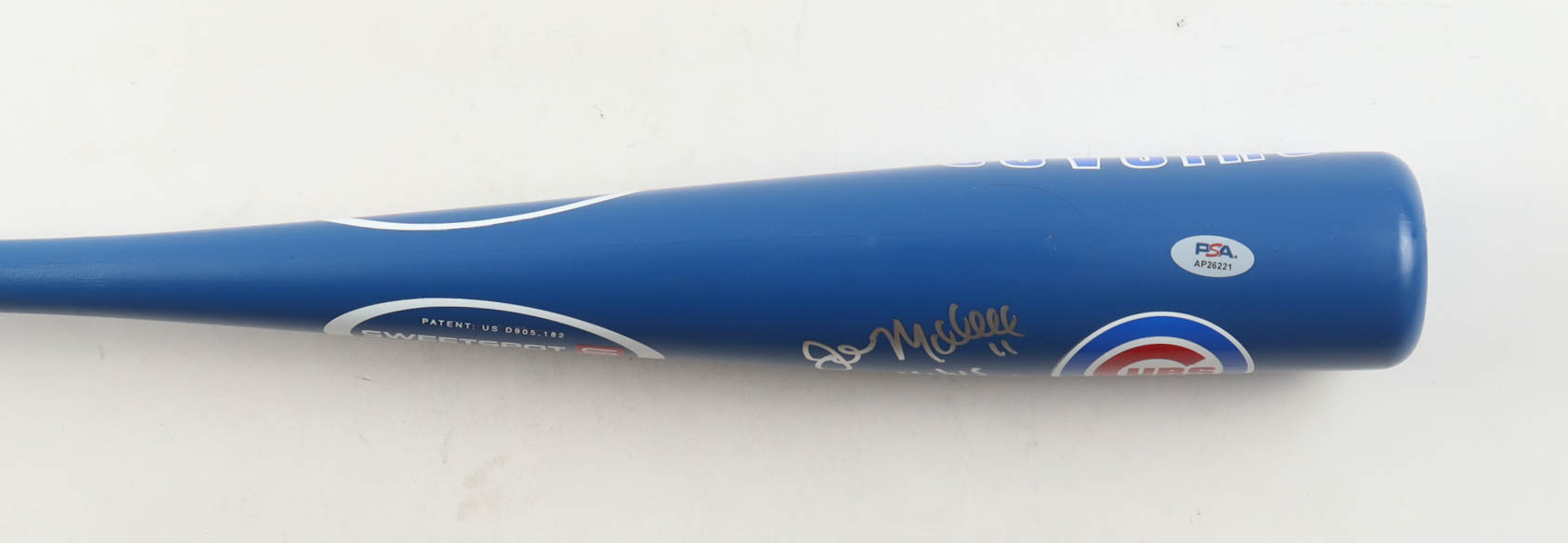 John Mallee Signed Cubs Official MLB Plastic Baseball Bat Inscribed "2016 WS Champs" (PSA) at PristineAuction.com John Mallee Signed Cubs Official MLB Plastic Baseball Bat Inscribed "2016 WS Champs" (PSA) at PristineAuction.com
