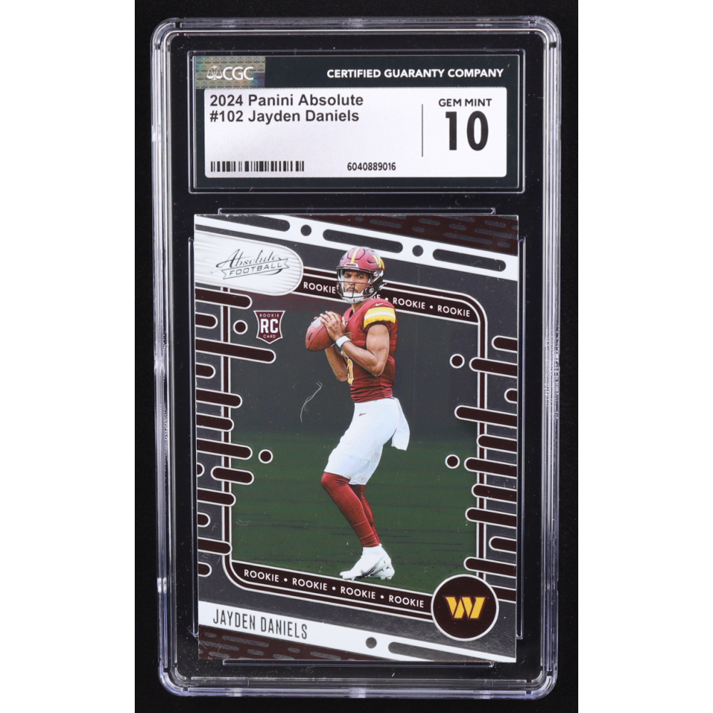 Jayden Daniels 2024 Absolute #102 RC (CGC 10) at PristineAuction.com