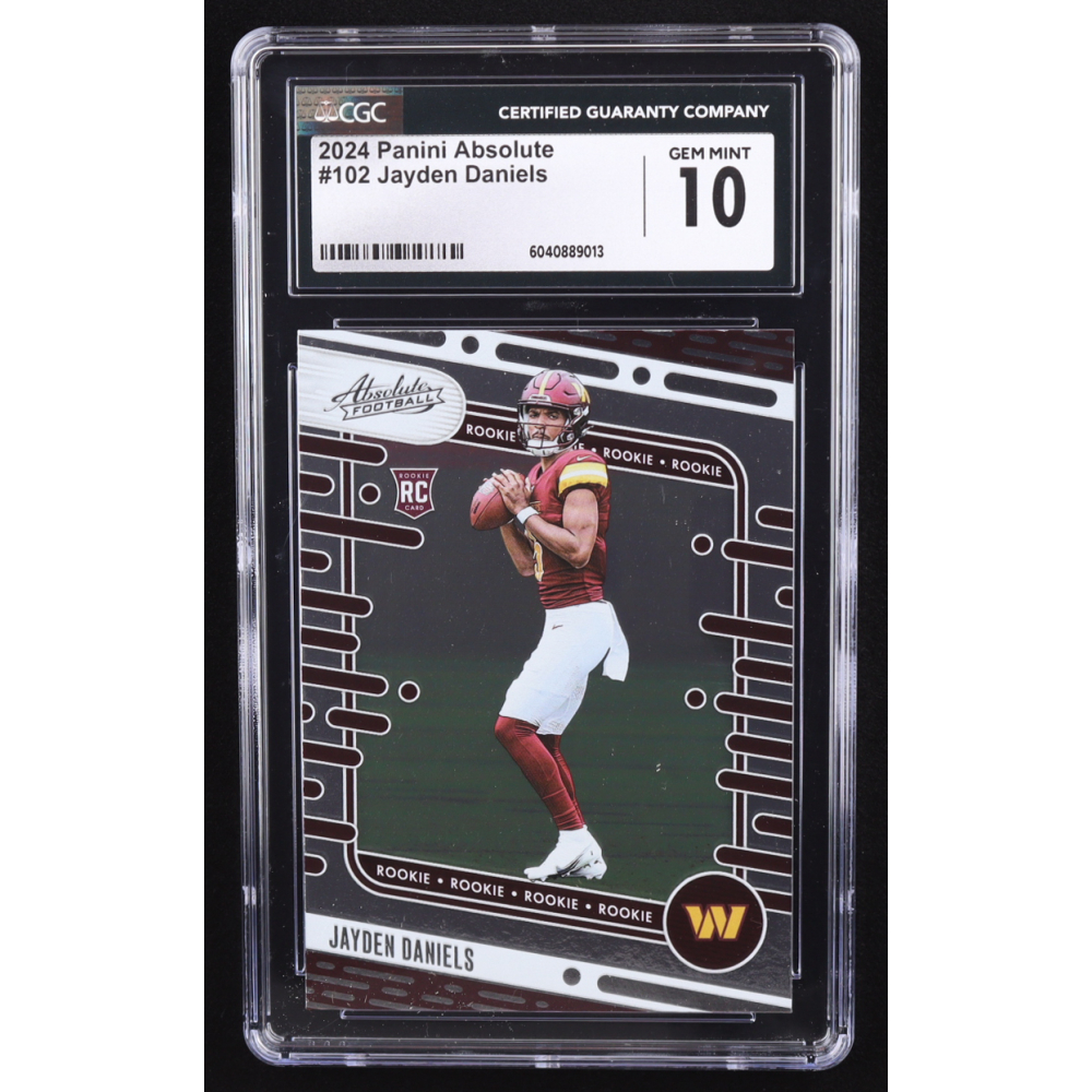 Jayden Daniels 2024 Absolute #102 RC (CGC 10) at PristineAuction.com