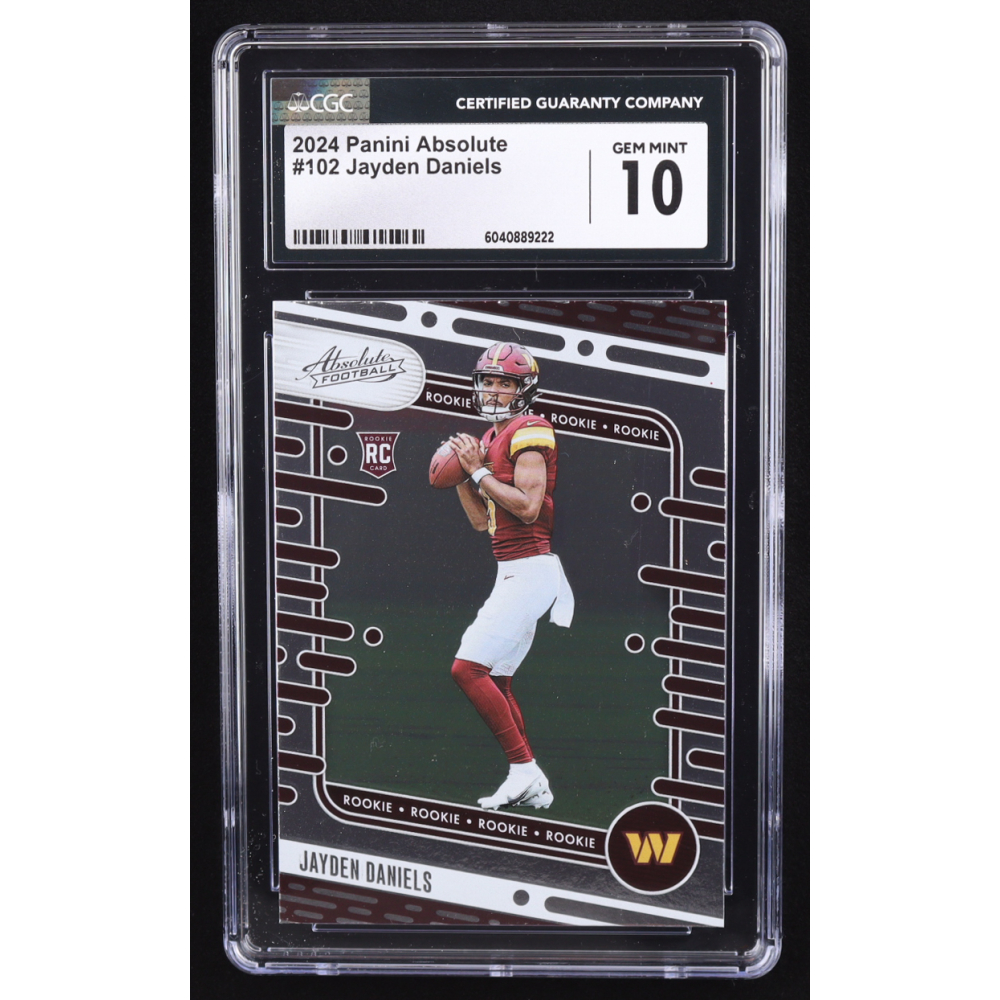Jayden Daniels 2024 Absolute #102 RC (CGC 10) at PristineAuction.com