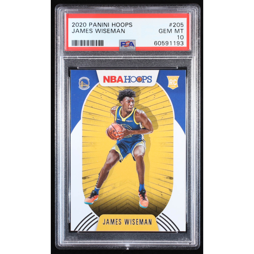 James Wiseman 2020-21 Hoops #205 RC (PSA 10) at PristineAuction.com