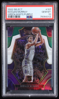 Keegan Murray 2022-23 Select Prizms Green White Purple #197 RC (PSA 10) at PristineAuction.com