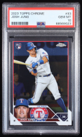 Josh Jung 2023 Topps Chrome #93 RC (PSA 10) at PristineAuction.com