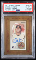 Gabriel Moreno 2023 Topps Allen and Ginter Framed Mini Autographs #MAGM RC (PSA 6 | Autograph Grade 10) at PristineAuction.com