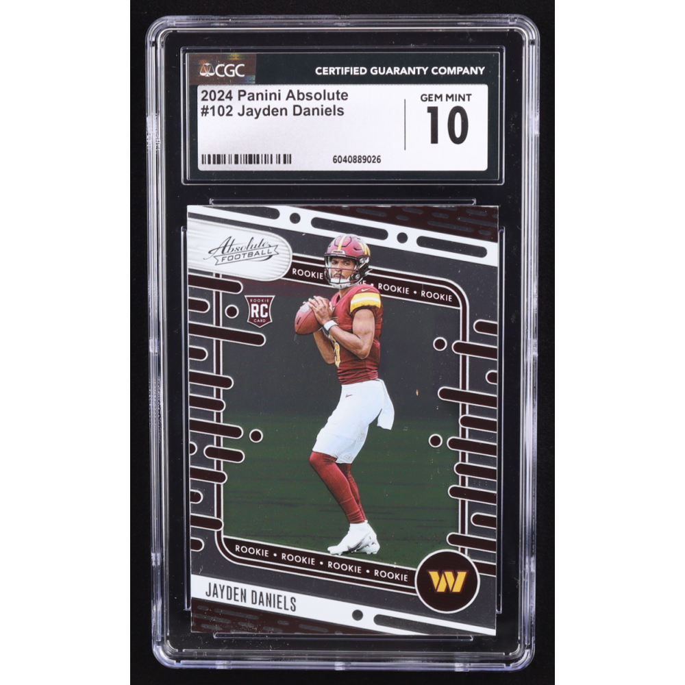 Jayden Daniels 2024 Absolute #102 RC (CGC 10) at PristineAuction.com