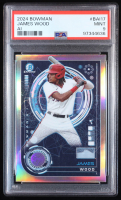 James Wood 2024 Bowman Chrome Bowman AI #BAI17 RC (PSA 9) at PristineAuction.com